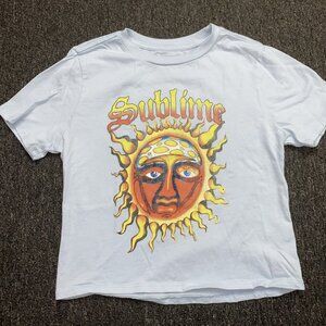 Sz.S*Sublime*Light Blue Short-Sleeve Band T-shirt (Sublime)